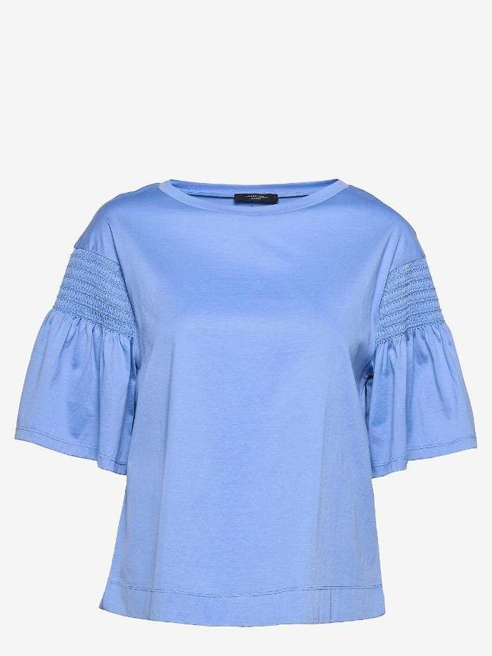 Weekend By Max Mara Tops Weekend Max Mara VANESIO Cornflower Blue T Shirt 59411411 008 izzi-of-baslow