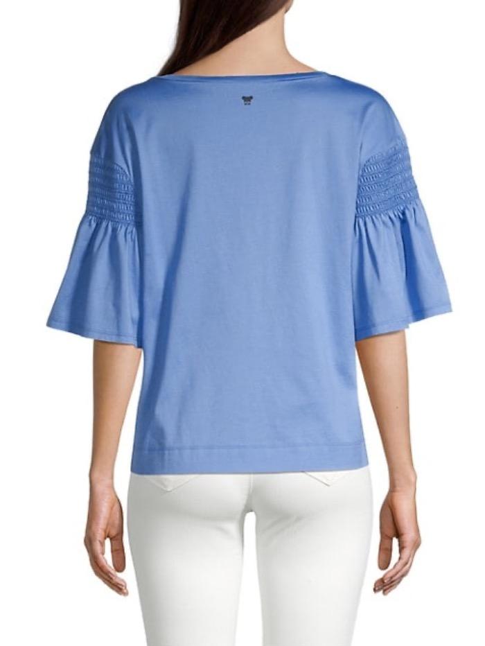 Weekend By Max Mara Tops Weekend Max Mara VANESIO Cornflower Blue T Shirt 59411411 008 izzi-of-baslow