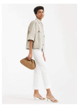 Weekend By Max Mara Trousers Weekend By Max Mara White Cotton Gabardine Trousers Osella 51310201 izzi-of-baslow