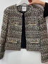 Weill Coats and Jackets Weill S Chris Black Beige Jacket 131015 1019D izzi-of-baslow
