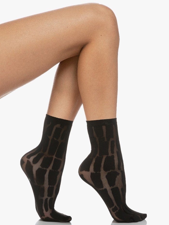 Wolford Accessories Wolford S Shield Socks Black/Black 48025 9180 izzi-of-baslow