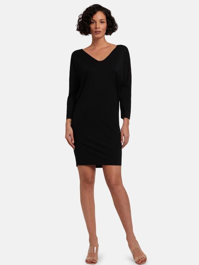 Wolford Ready To Wear By Wolford Wolford Aurora Black Pure Cut Dress 52803 7005 izzi-of-baslow