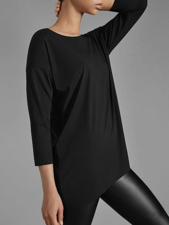 Wolford Ready To Wear By Wolford Wolford Aurora Black Pure Cut Pullover 52802 7005 izzi-of-baslow
