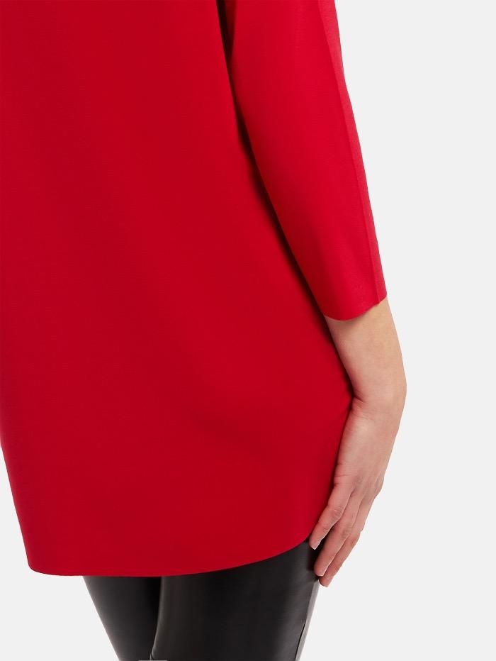 Wolford Ready To Wear By Wolford Wolford Aurora Red Pure Cut Pullover 52802 3982 izzi-of-baslow