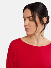 Wolford Ready To Wear By Wolford Wolford Aurora Red Pure Cut Pullover 52802 3982 izzi-of-baslow