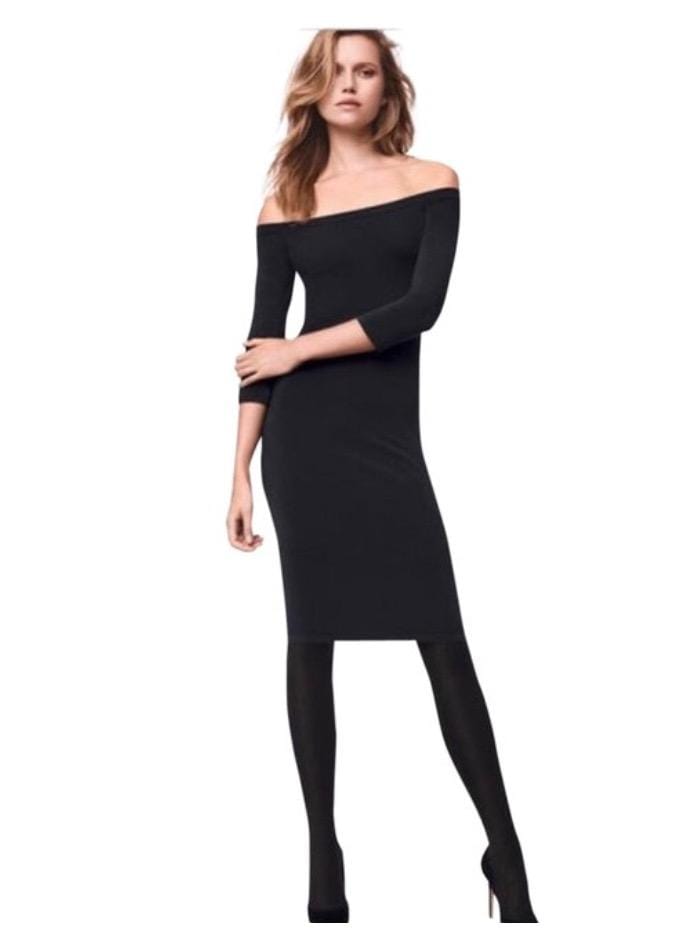 Wolford Ready To Wear By Wolford Wolford Black Dress sheen  izzi-of-baslow