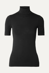 Wolford Ready To Wear By Wolford Wolford Cradle to Cradle Black Turtleneck Top 56218 7005 izzi-of-baslow