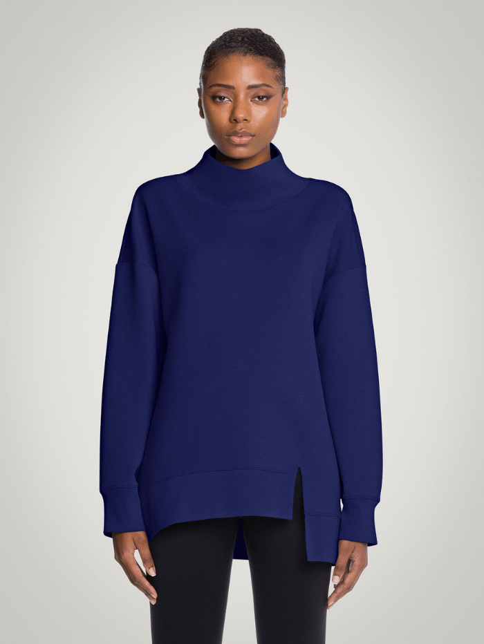 Wolford Ready To Wear By Wolford Wolford Indigo Oversized High Neck Sweater 52898 5694 izzi-of-baslow