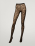 Wolford Ready To Wear By Wolford Wolford Josey Leo Animal Print Tight Black/Black 14901 9180 izzi-of-baslow