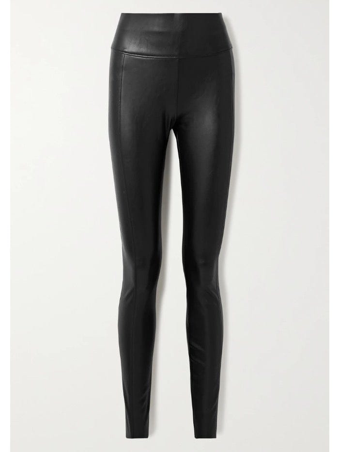 Wolford Ready To Wear By Wolford Wolford S Black Edie Vegan Leather Leggings 19298 7095 izzi-of-baslow