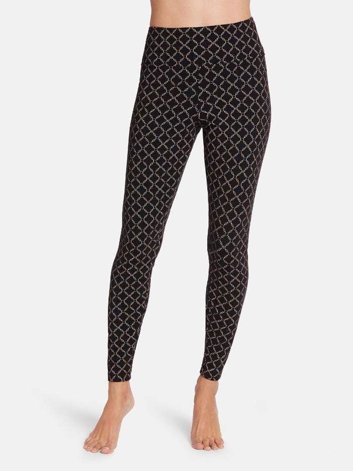 Wolford Ready To Wear By Wolford Wolford W-Print Black and Desert Leggings 19312 9606 izzi-of-baslow
