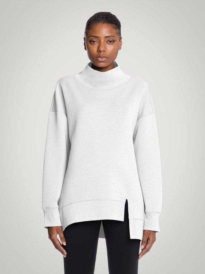 Wolford Ready To Wear By Wolford Wolford White Oversized High Neck Sweater 52898 1300 izzi-of-baslow